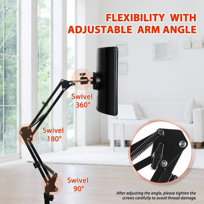 Red & Infrared Light Therapy Lamp – 660nm + 850nm with Stand