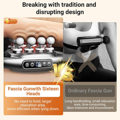 16 Head Massage Gun